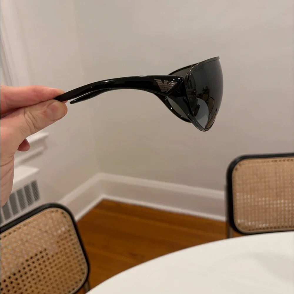 Emporio Armani - EA 9152/S P17 110 - Ski / Wraparound / Shield Sunglasses - Picture 3 of 4